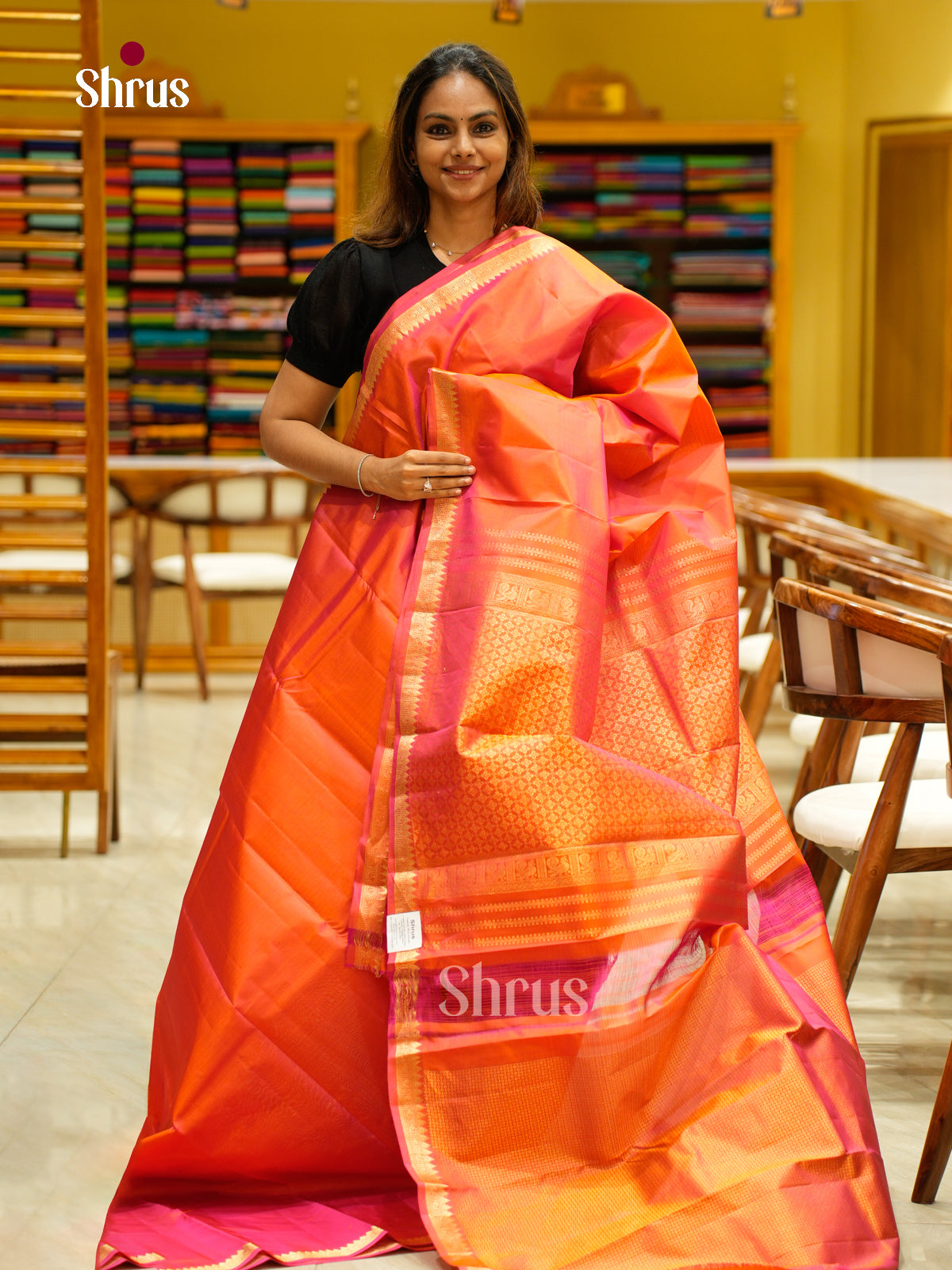Kanchipuram silk Saree - EFS12341 - Shop on Shrus.com