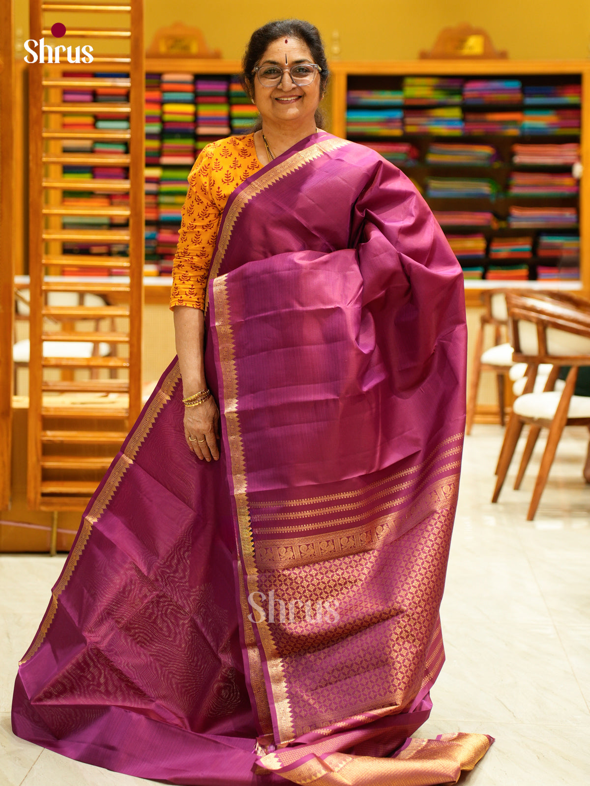Kanchipuram silk Saree - EFS12343 - Shop on Shrus.com