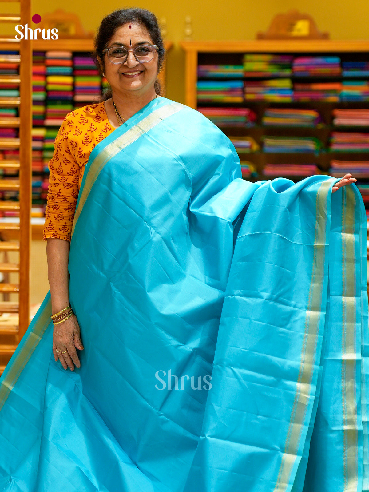 Kanchipuram silk Saree - EFS12344 - Shop on Shrus.com