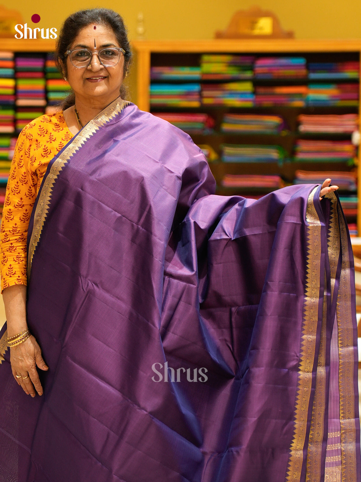 Kanchipuram silk Saree - EFS12345 - Shop on Shrus.com