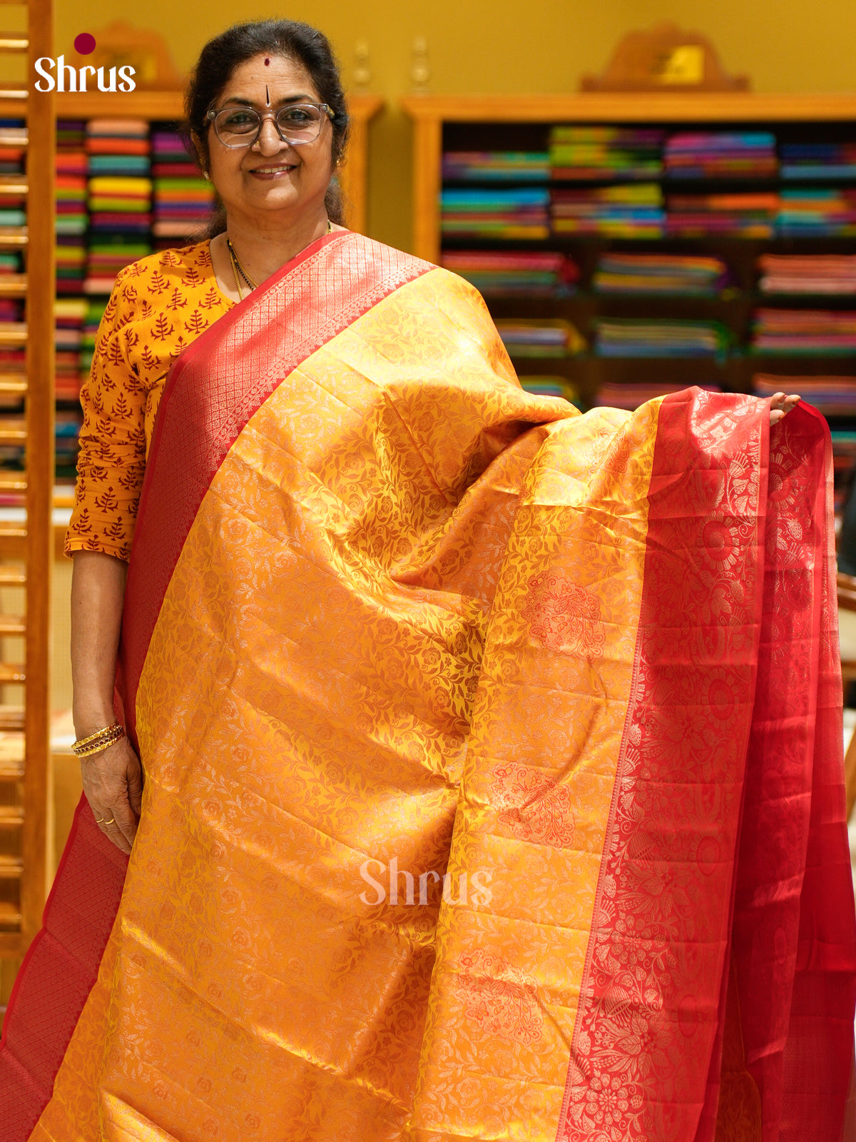 Kanchipuram silk Saree - EFS12360 - Shop on Shrus.com