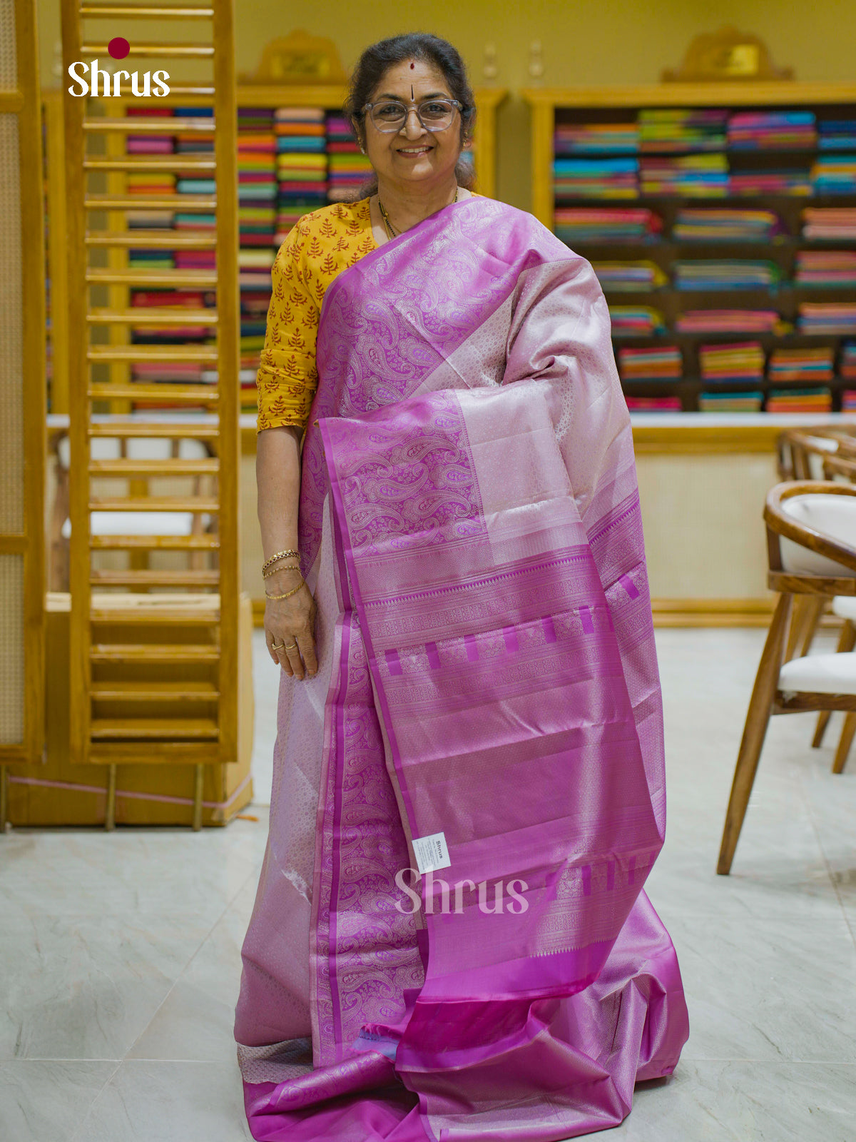 Kanchipuram silk Saree - EFS12363 - Shop on Shrus.com