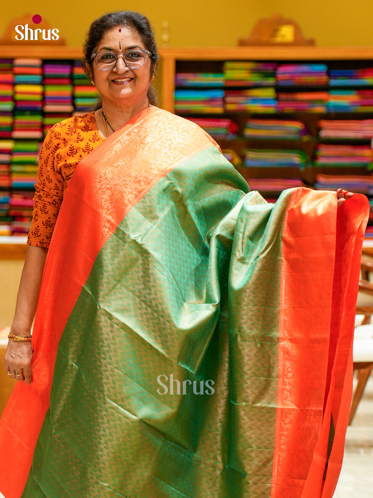 Kanchipuram silk Saree - EFS12369 - Shop on Shrus.com