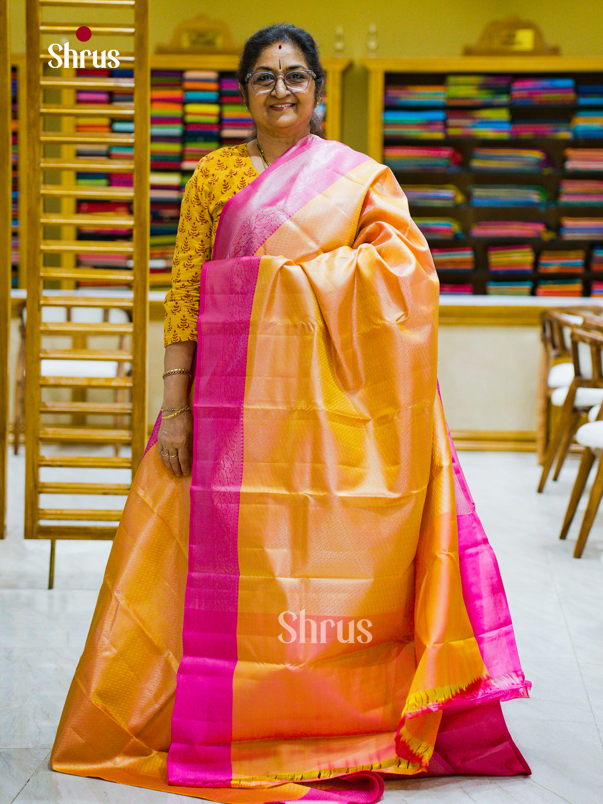 Kanchipuram silk Saree - EFS12371 - Shop on Shrus.com