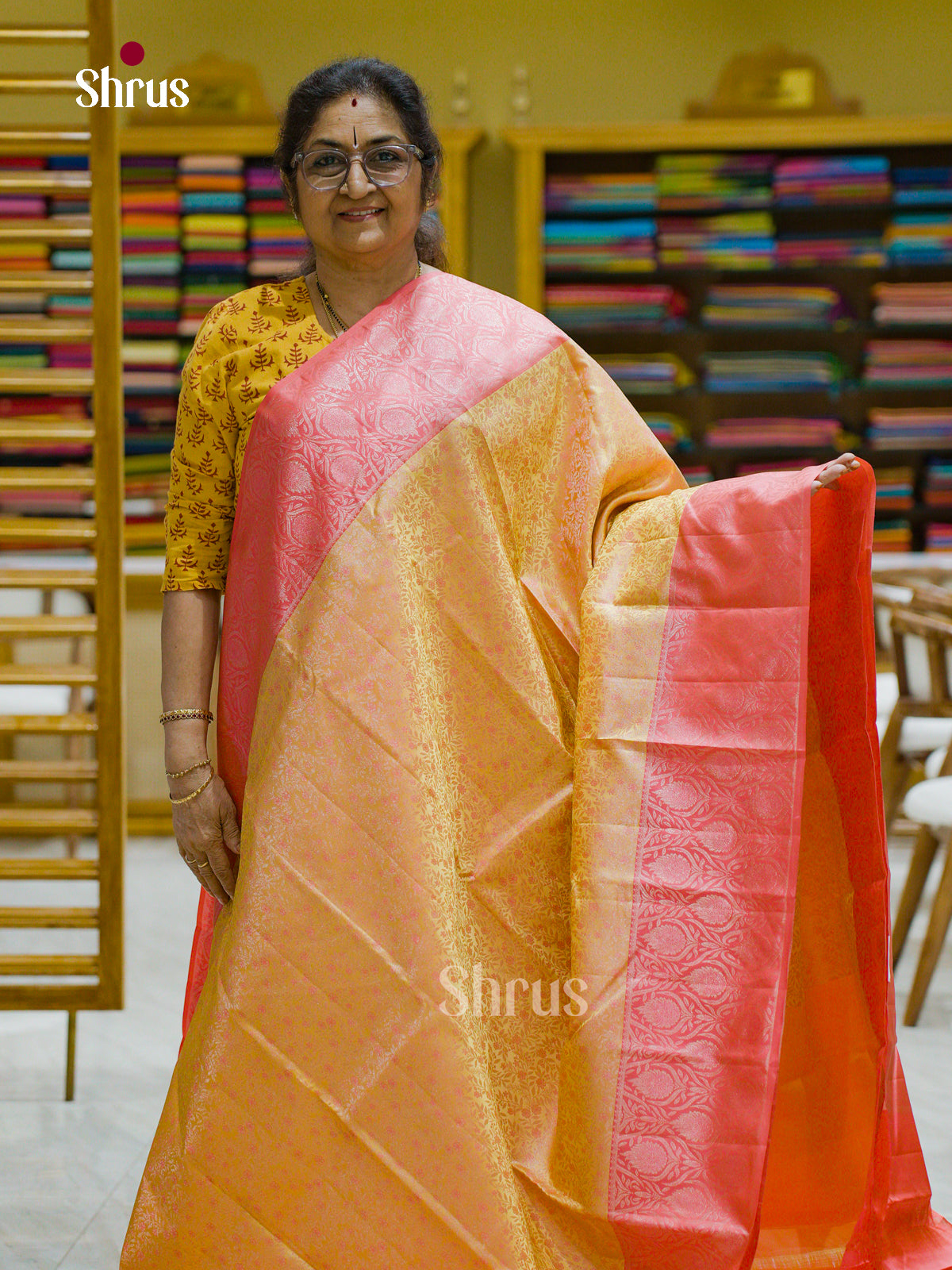 Kanchipuram silk Saree - EFS12372 - Shop on Shrus.com