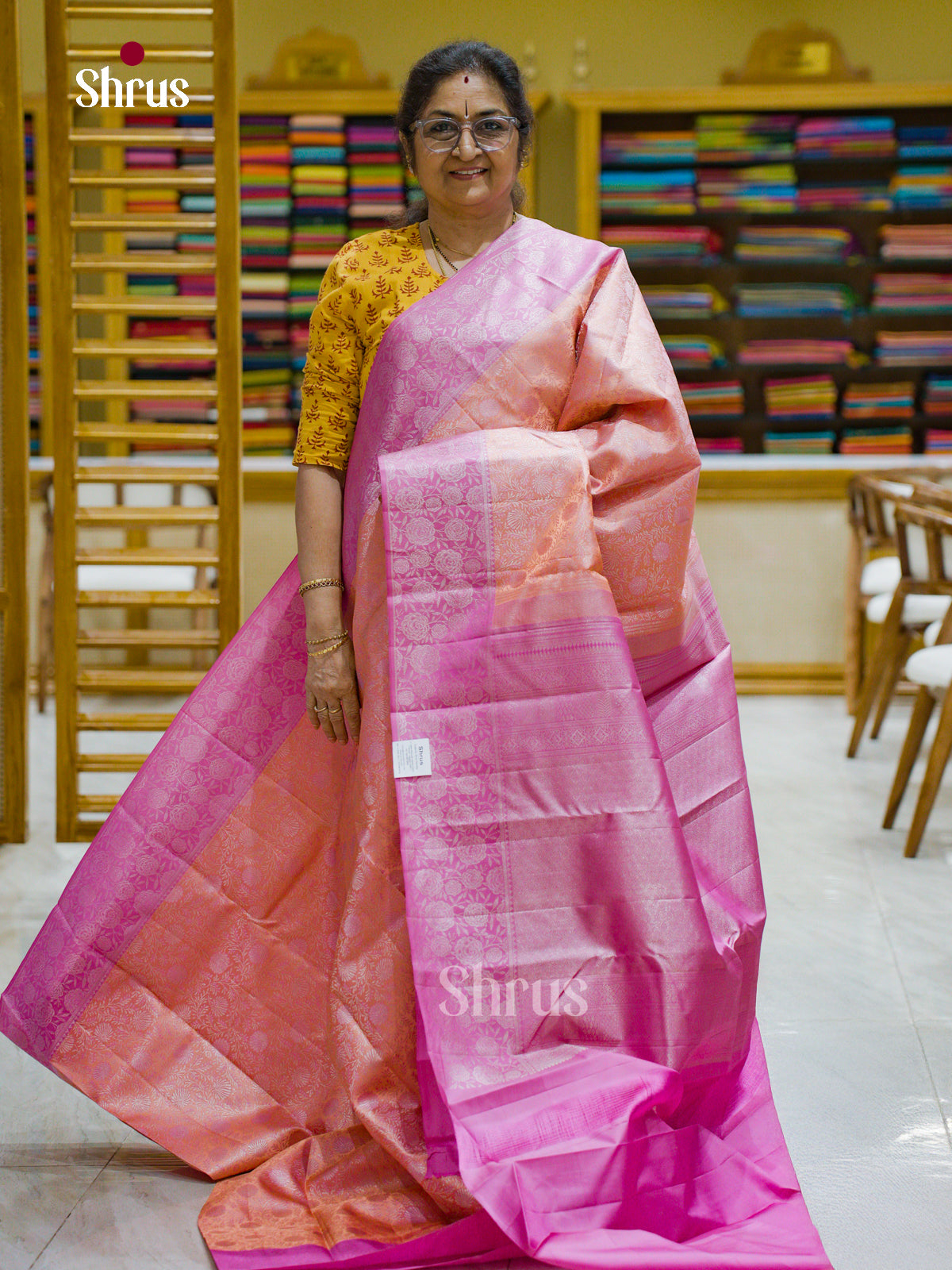 Kanchipuram silk Saree - EFS12374 - Shop on Shrus.com
