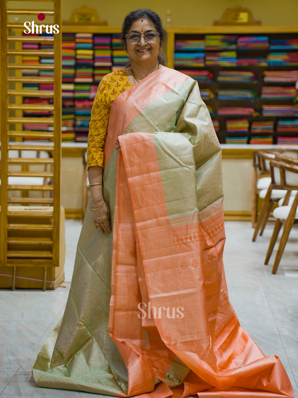 Kanchipuram silk Saree - EFS12376 - Shop on Shrus.com