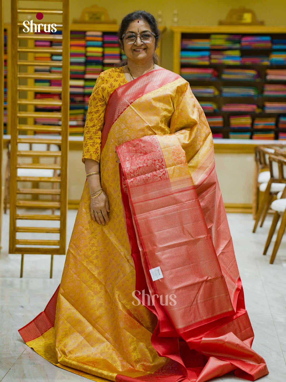 Kanchipuram silk Saree - EFS12379 - Shop on Shrus.com