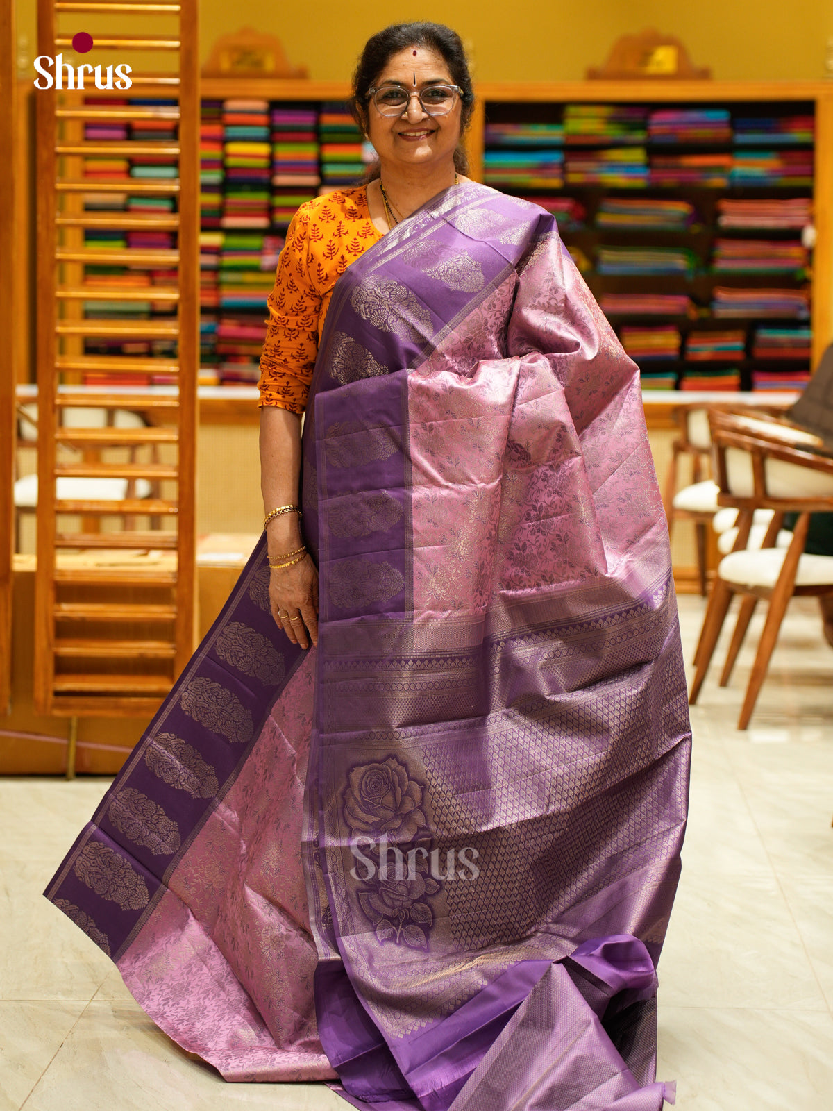 Kanchipuram silk Saree - EFS12380 - Shop on Shrus.com