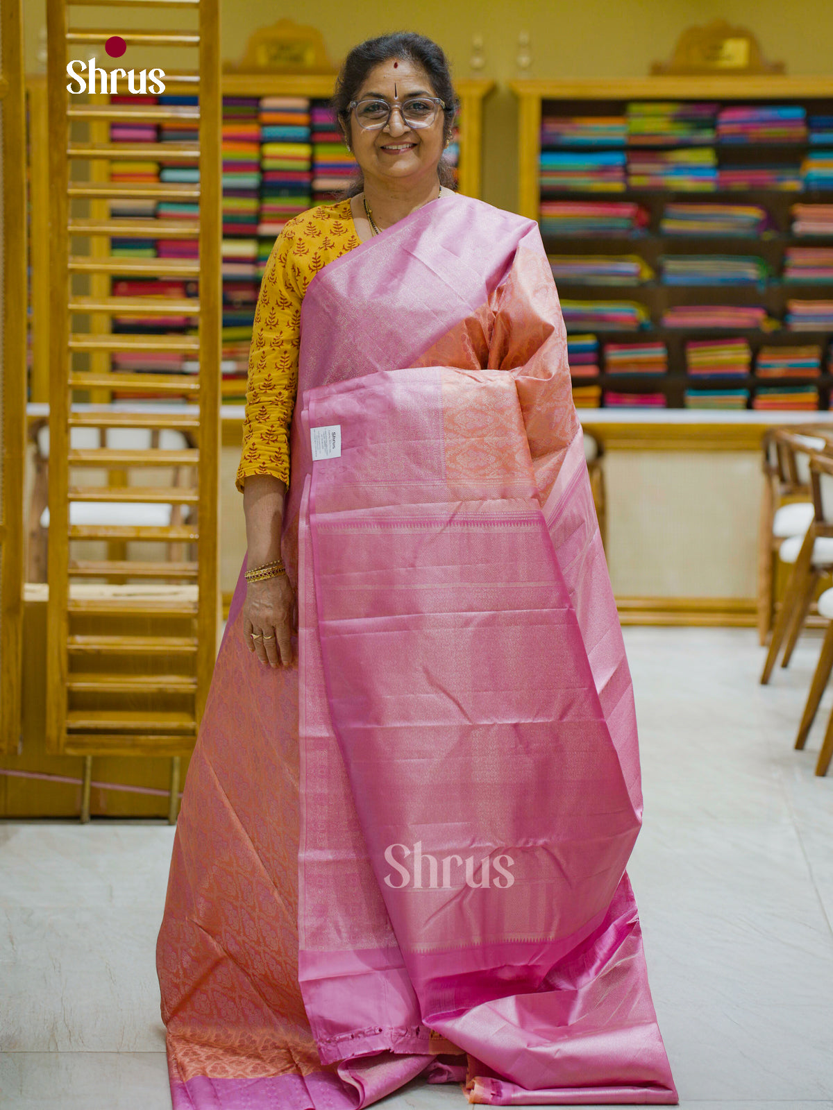 Kanchipuram silk Saree - EFS12390 - Shop on Shrus.com