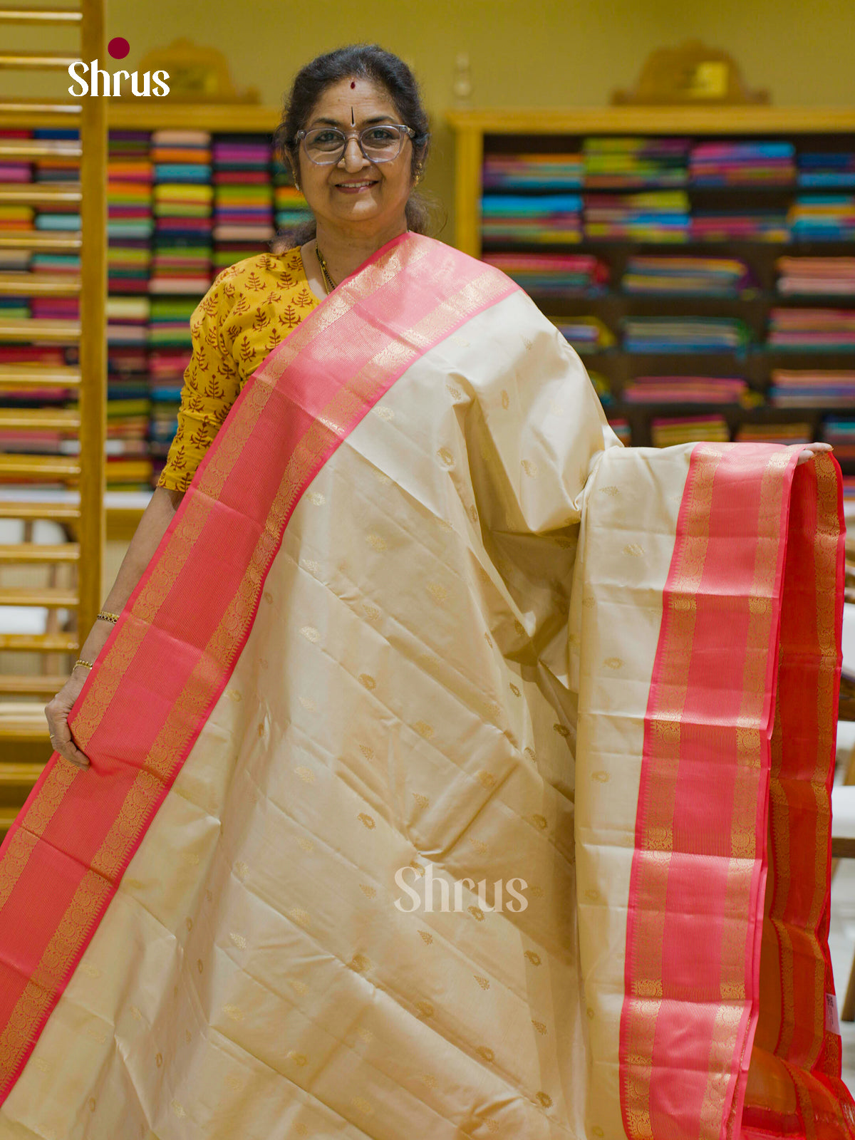 Kanchipuram silk Saree - EFS12397 - Shop on Shrus.com