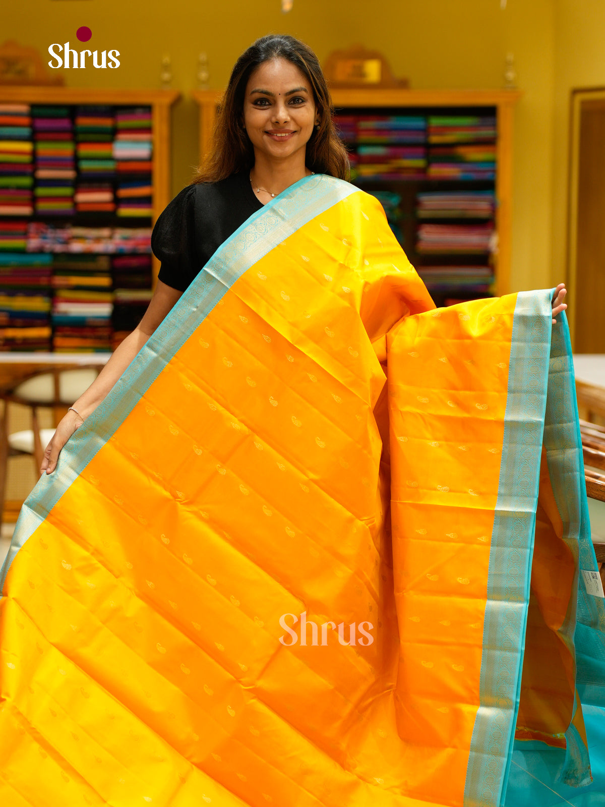 Kanchipuram silk Saree - EFS12402 - Shop on Shrus.com