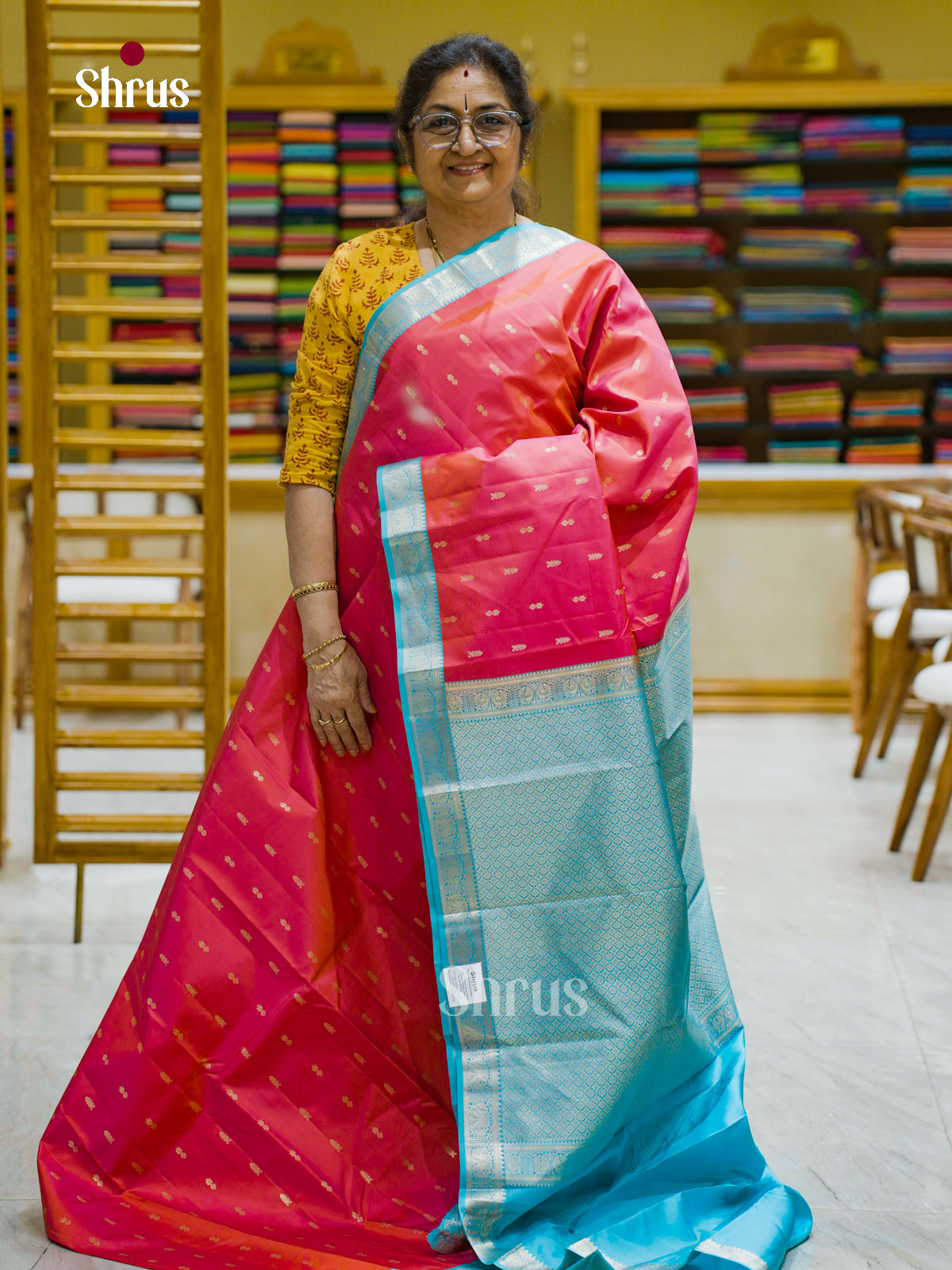 Kanchipuram silk Saree - EFS12405 - Shop on Shrus.com