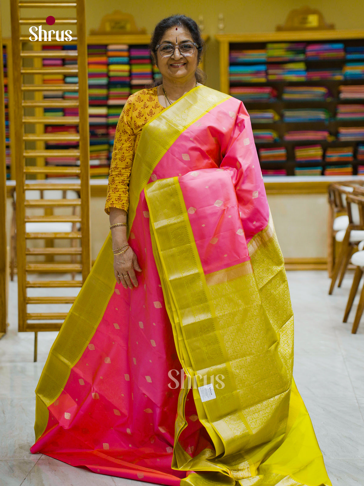 Kanchipuram silk Saree - EFS12410 - Shop on Shrus.com