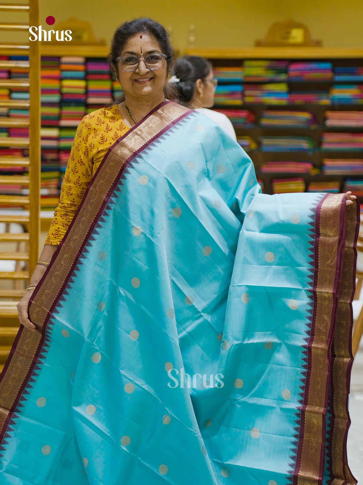 Kanchipuram silk Saree - EFS12416 - Shop on Shrus.com