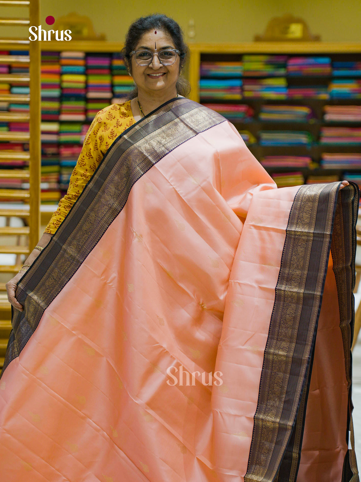 Kanchipuram silk Saree - EFS12422 - Shop on Shrus.com