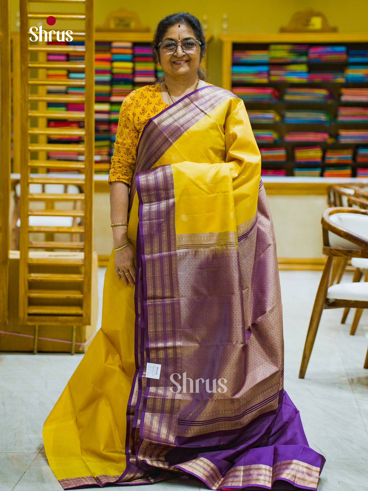 Kanchipuram silk Saree - EFS12427 - Shop on Shrus.com
