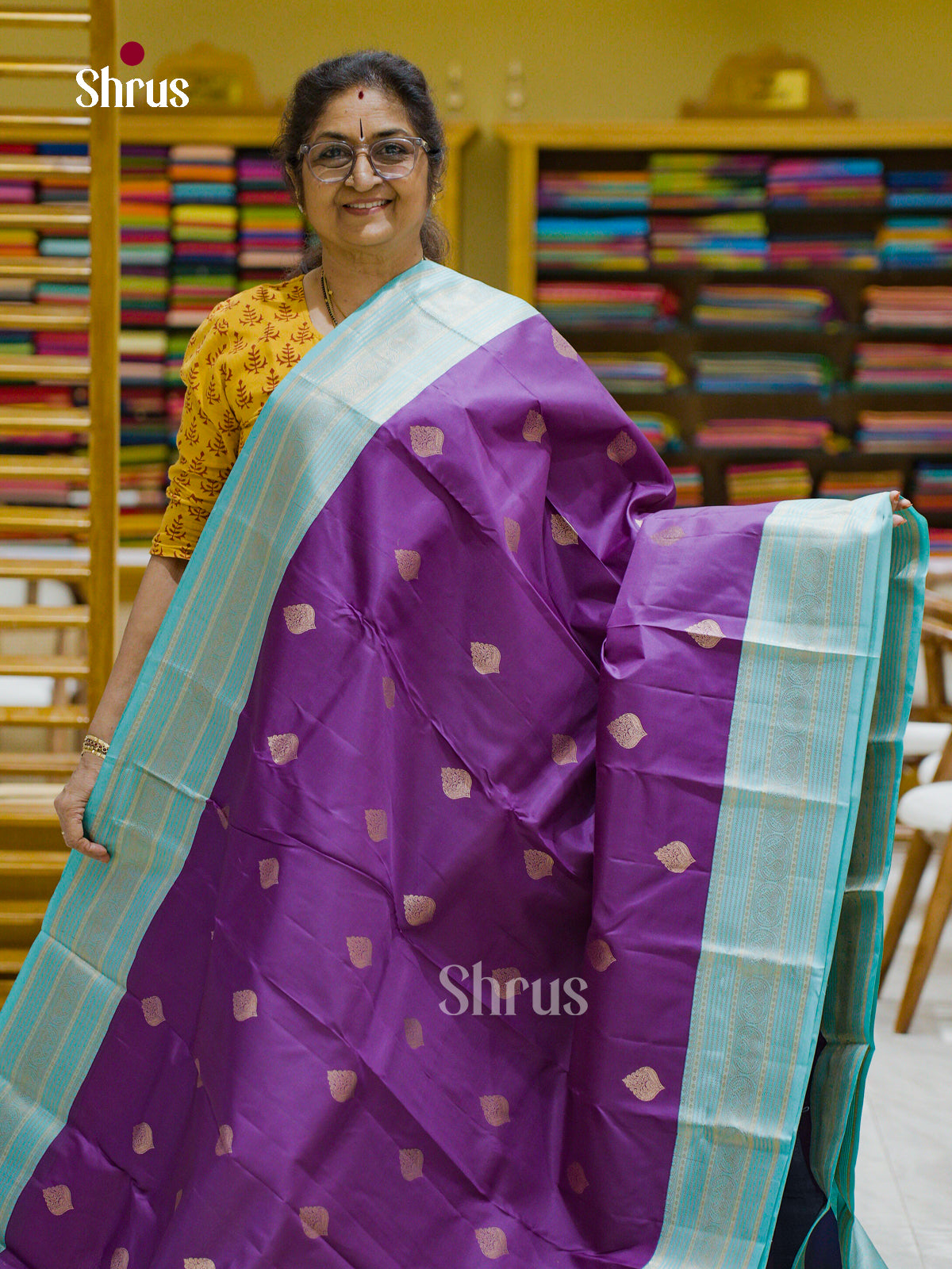 Kanchipuram silk Saree - EFS12436 - Shop on Shrus.com