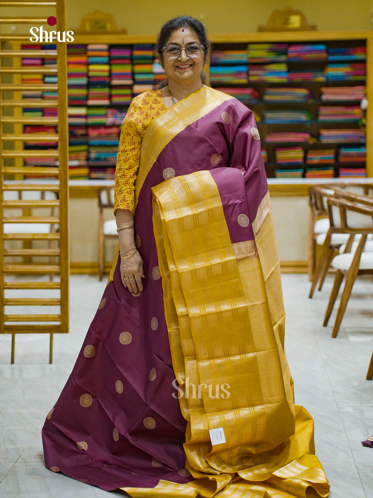 Kanchipuram silk Saree - EFS12437 - Shop on Shrus.com