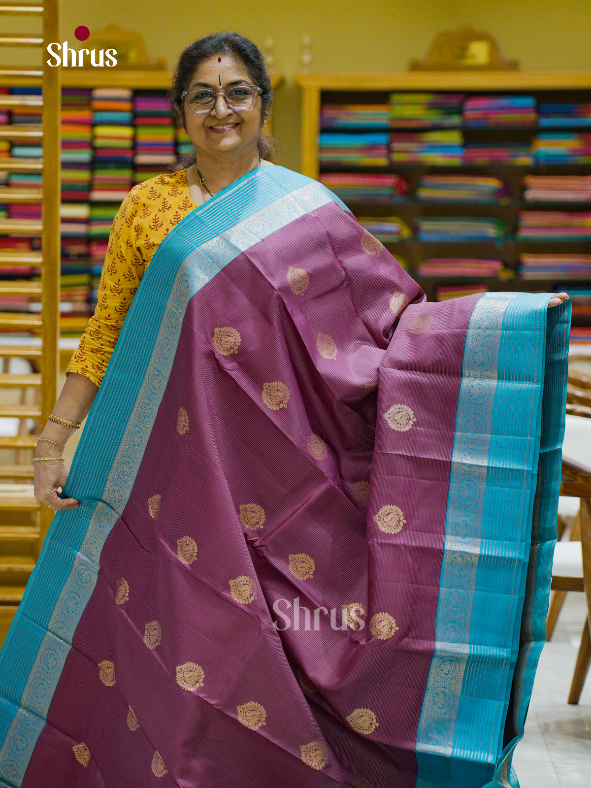 Kanchipuram silk Saree - EFS12441 - Shop on Shrus.com