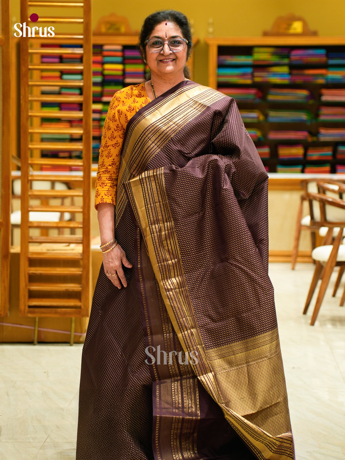 Kanchipuram silk Saree - EFS12455 - Shop on Shrus.com