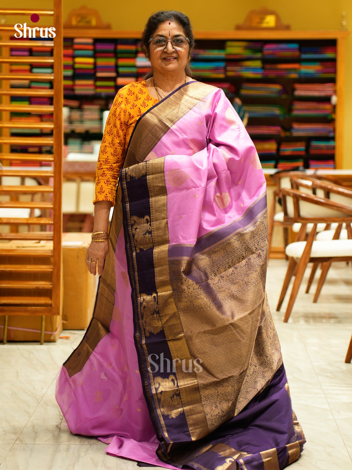 Kanchipuram silk Saree - EFS12494 - Shop on Shrus.com