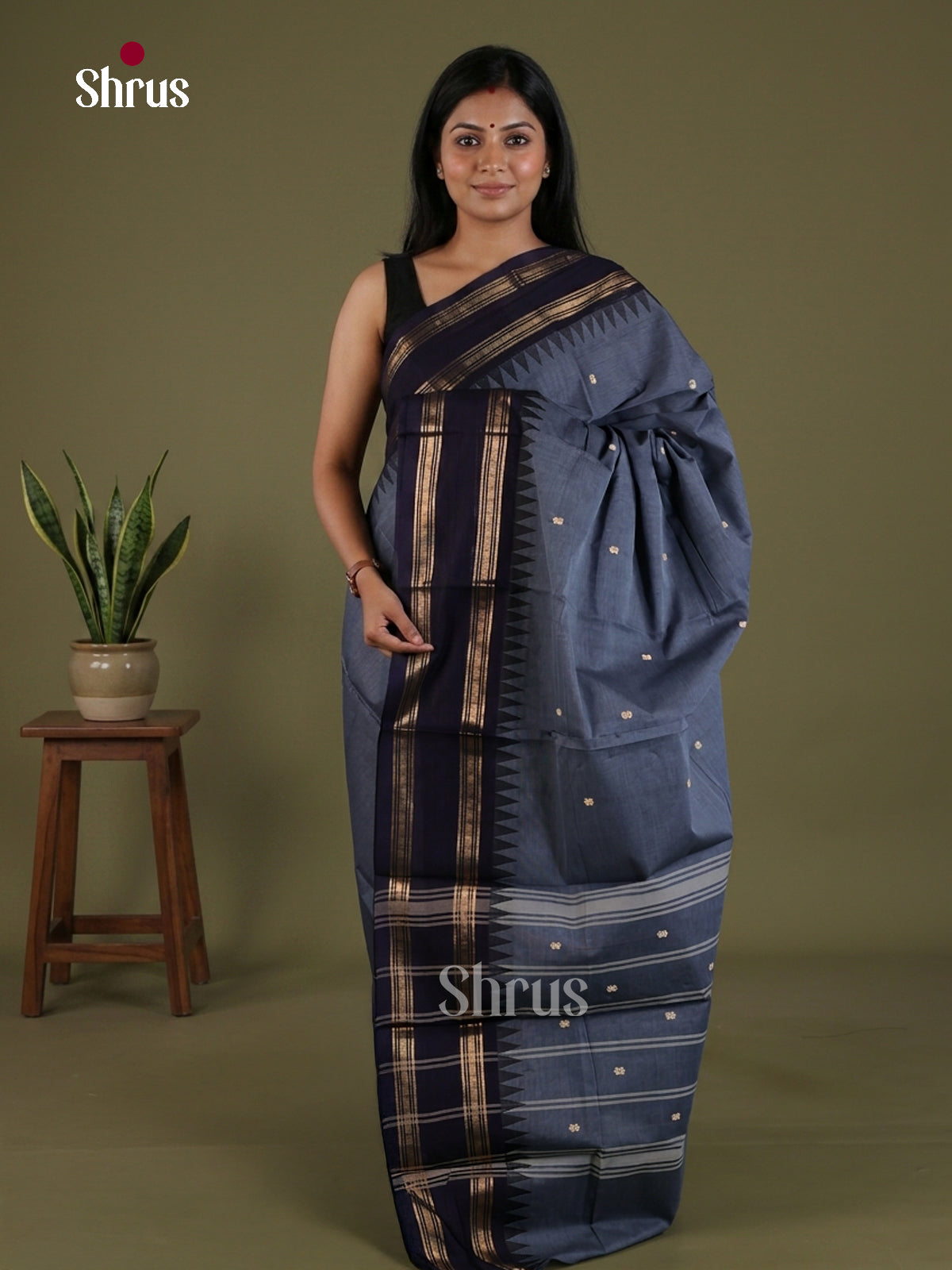 Chettinad Cotton Saree - EFS13009 - Shop on Shrus.com