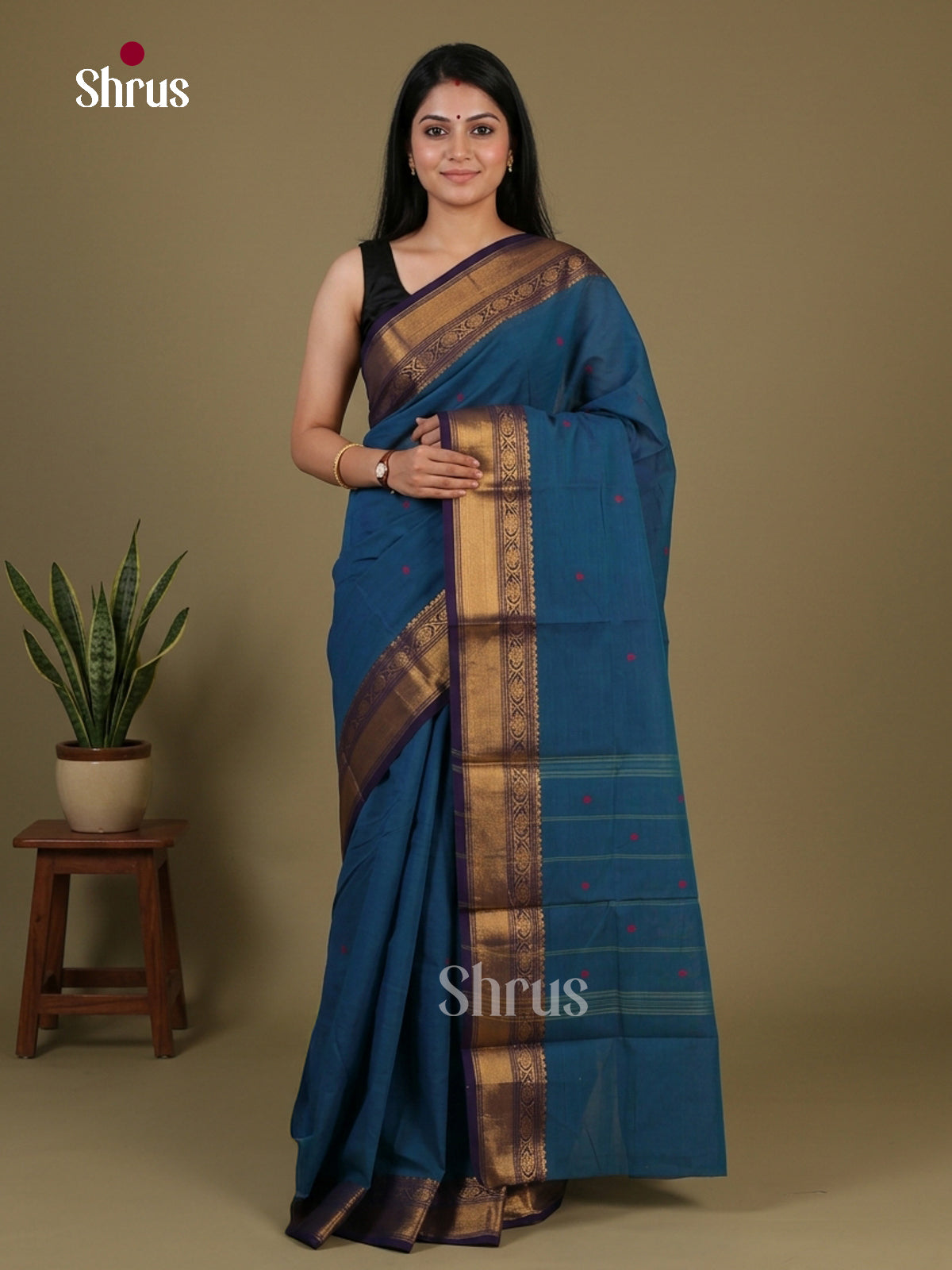 Chettinad Cotton Saree - EFS13016 - Shop on Shrus.com