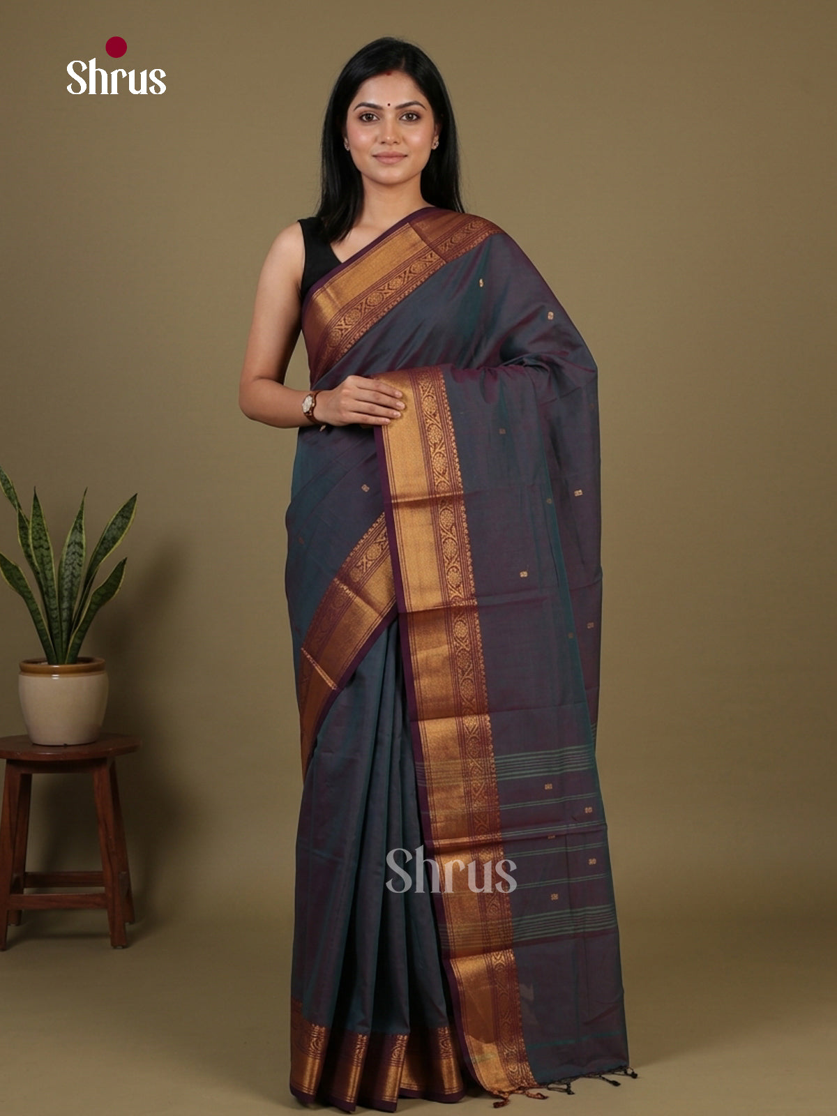 Chettinad Cotton Saree - EFS13020 - Shop on Shrus.com