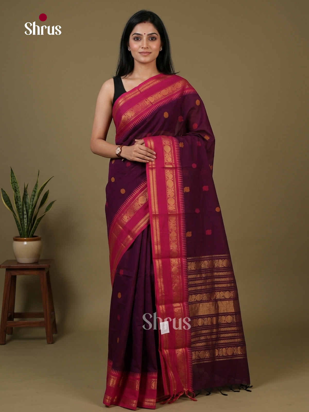 Chettinad Cotton Saree - EFS13023 - Shop on Shrus.com