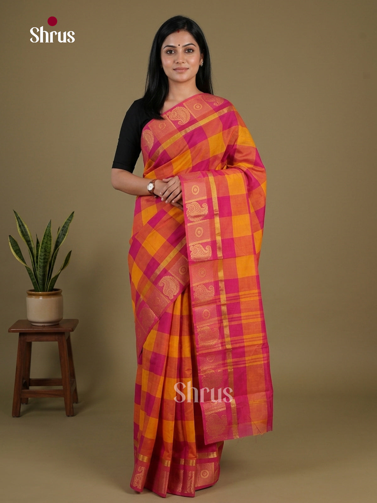 Chettinad Cotton Saree - EFS13049 - Shop on Shrus.com