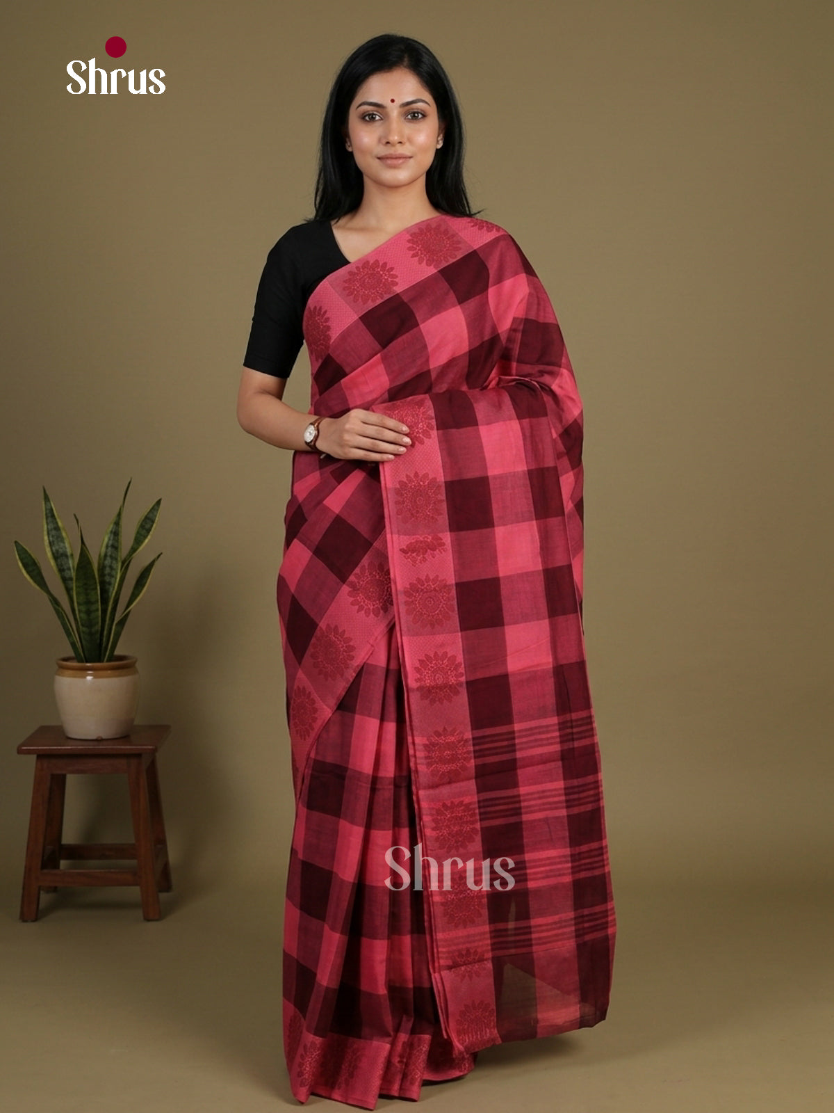 Chettinad Cotton Saree - EFS13056 - Shop on Shrus.com