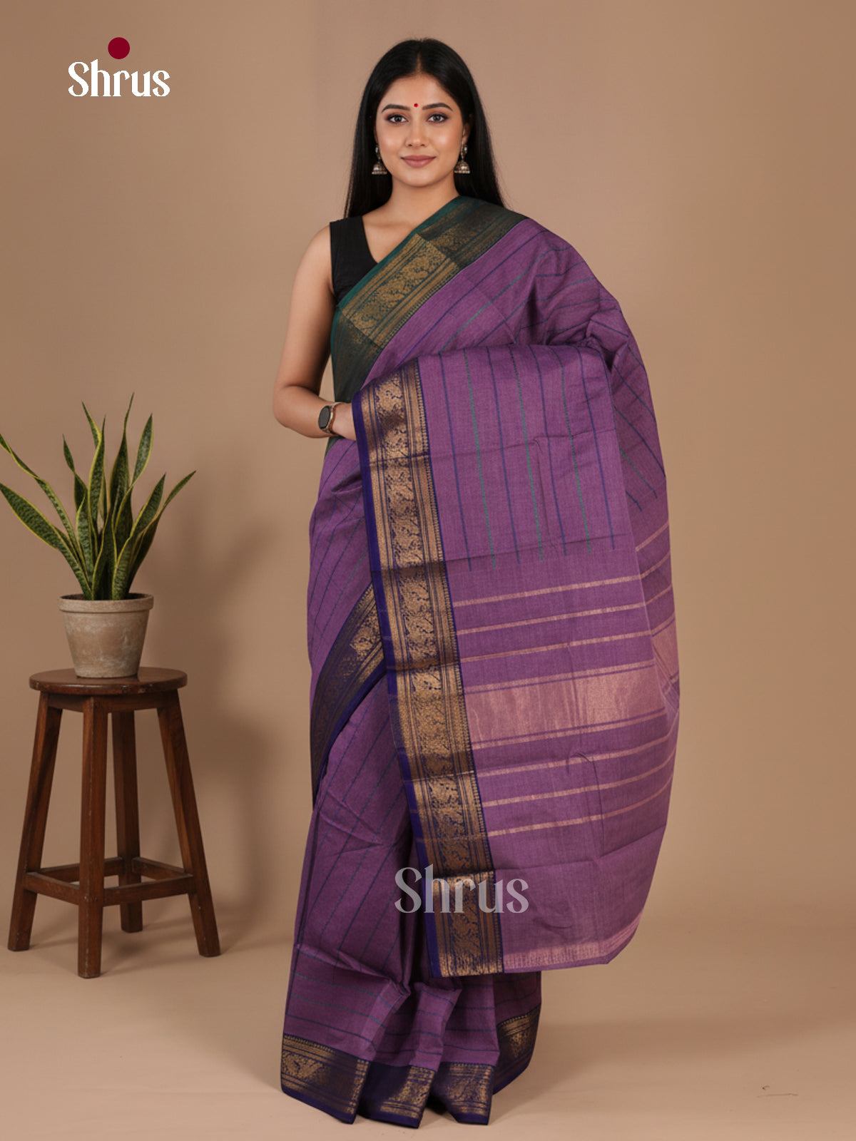 Chettinad Cotton Saree - EFS15003 - Shop on Shrus.com