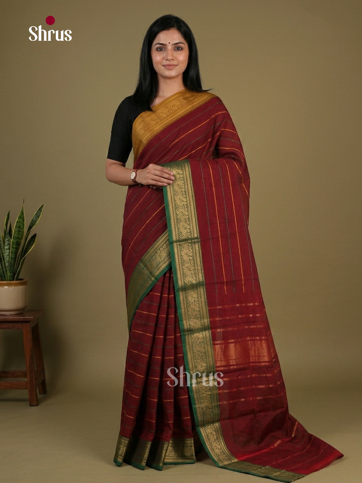 Chettinad Cotton Saree - EFS15008 - Shop on Shrus.com