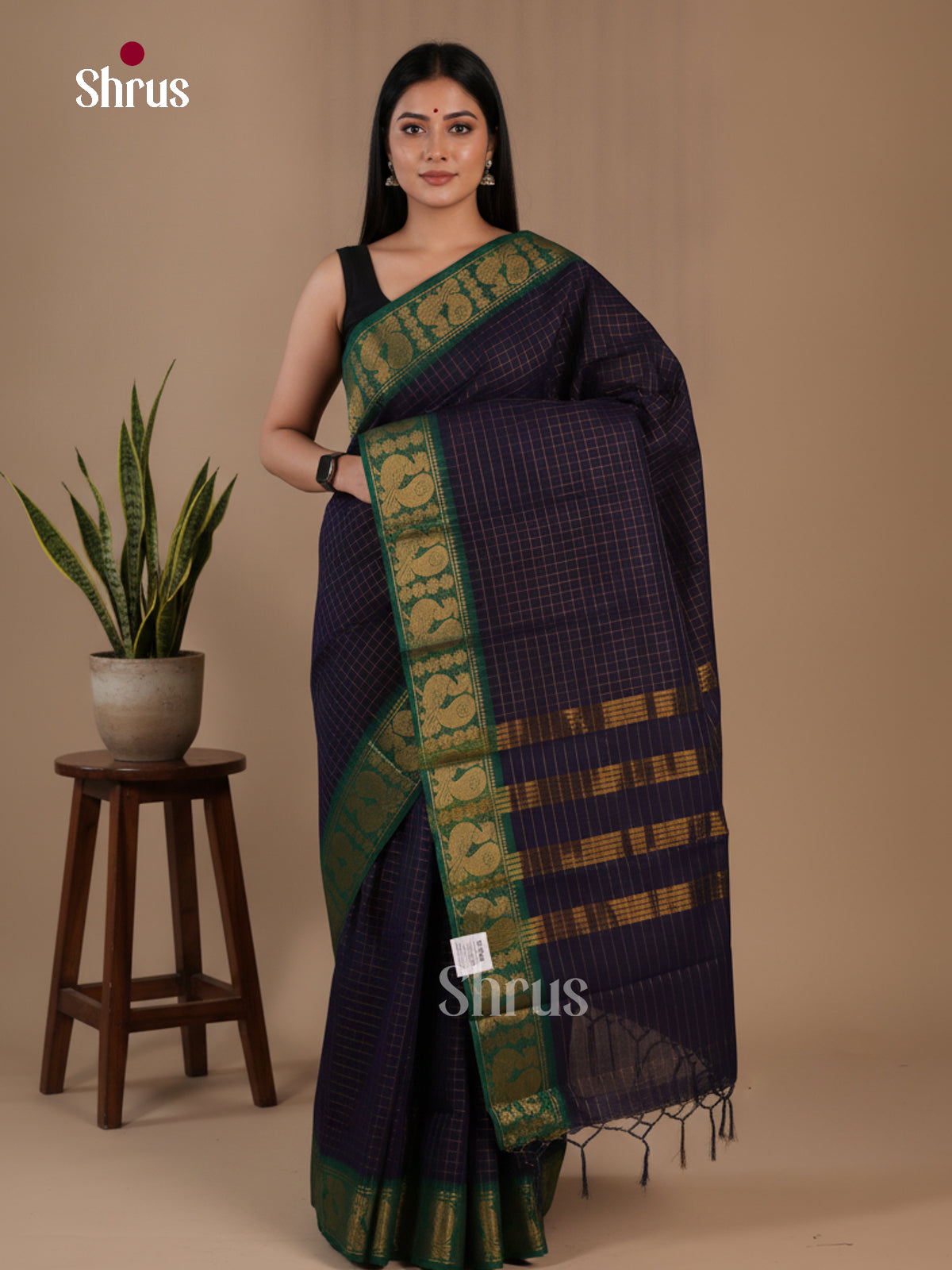 Sungudi Cotton Saree - EFS15010