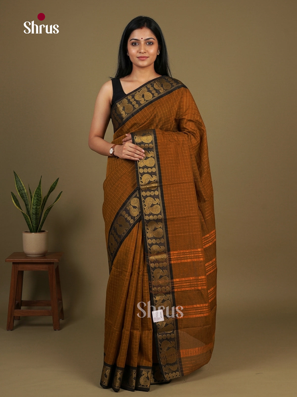 Sungudi Cotton Saree - EFS15019 - Shop on Shrus.com