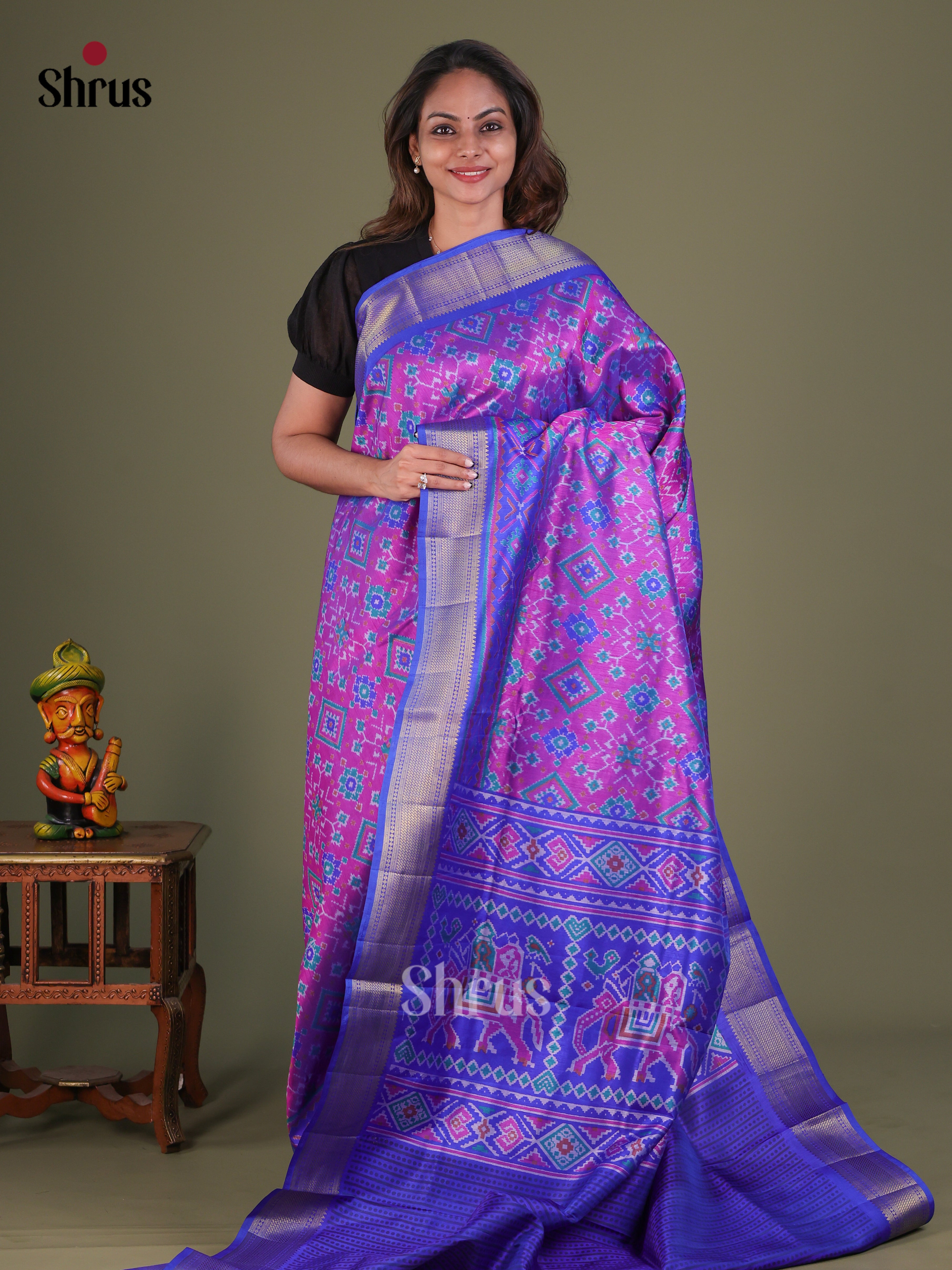 Semi Patola Saree - EFS15023