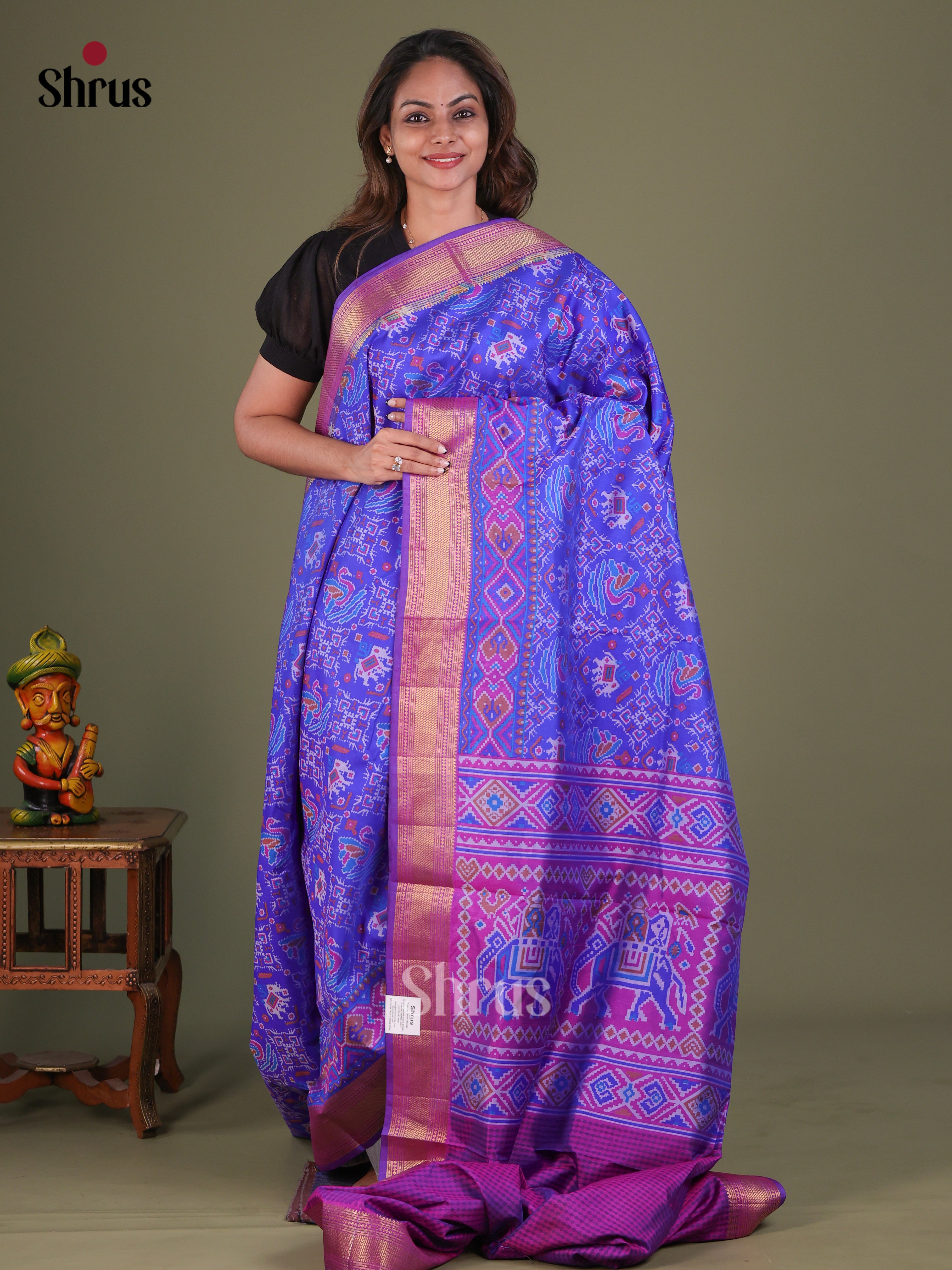 Semi Patola Saree - EFS15031