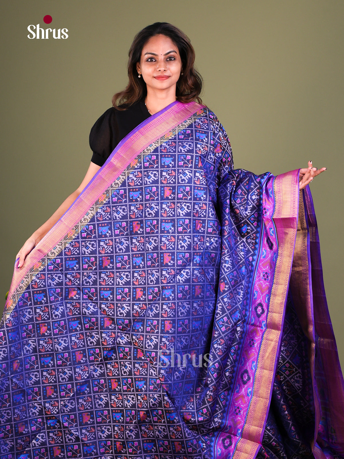 Semi Patola Saree - EFS15038