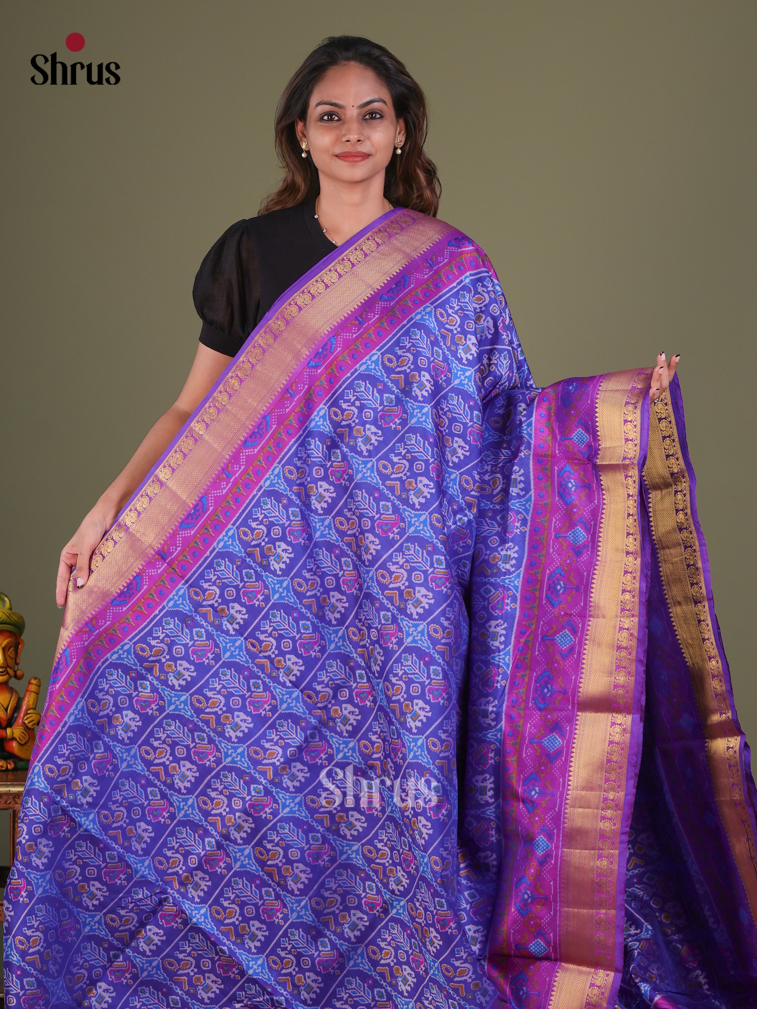 Semi Patola Saree - EFS15042