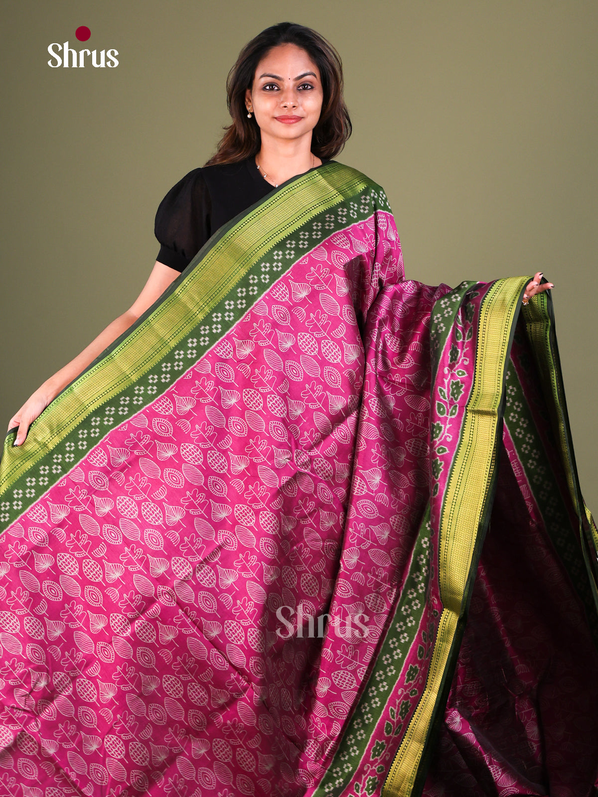 Semi Patola Saree - EFS15047 - Shop on Shrus.com