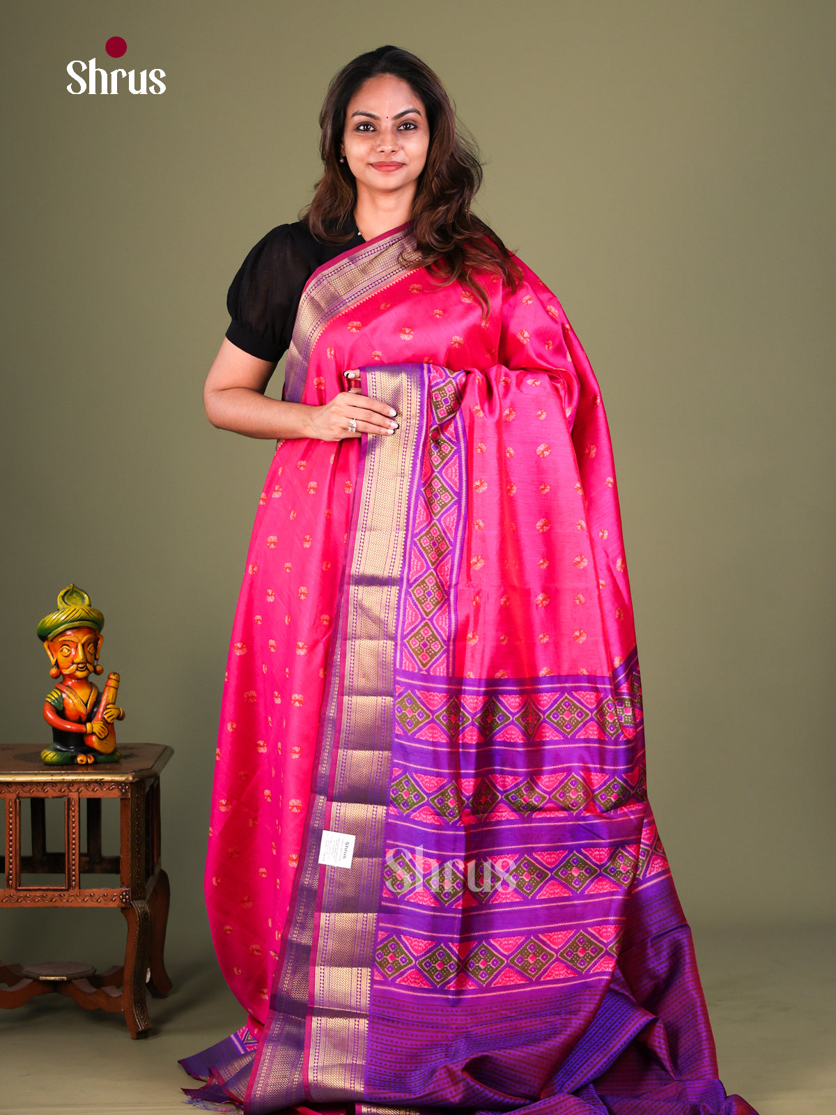 Semi Patola Saree - EFS15060 - Shop on Shrus.com