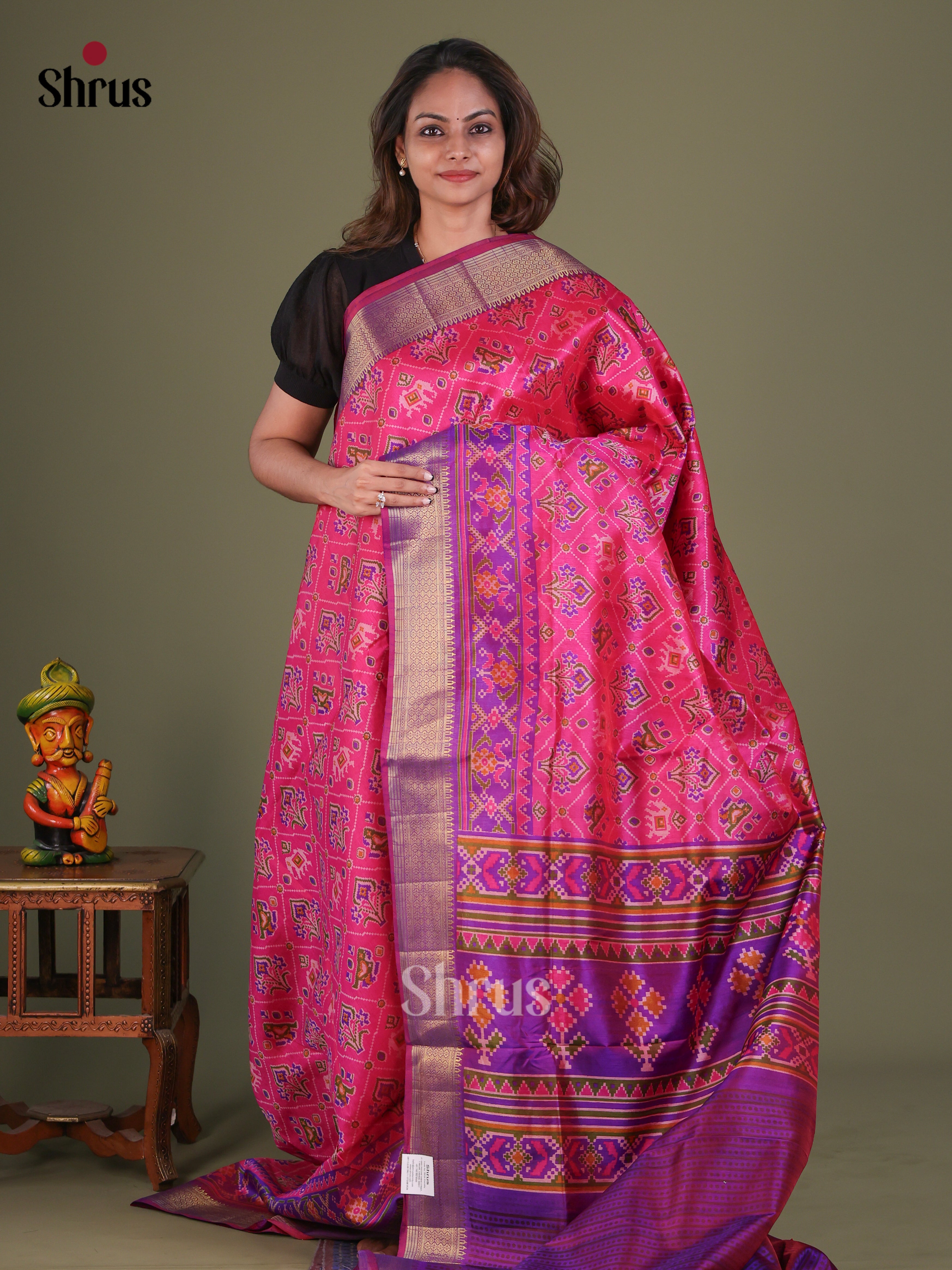 Semi Patola Saree - EFS15079