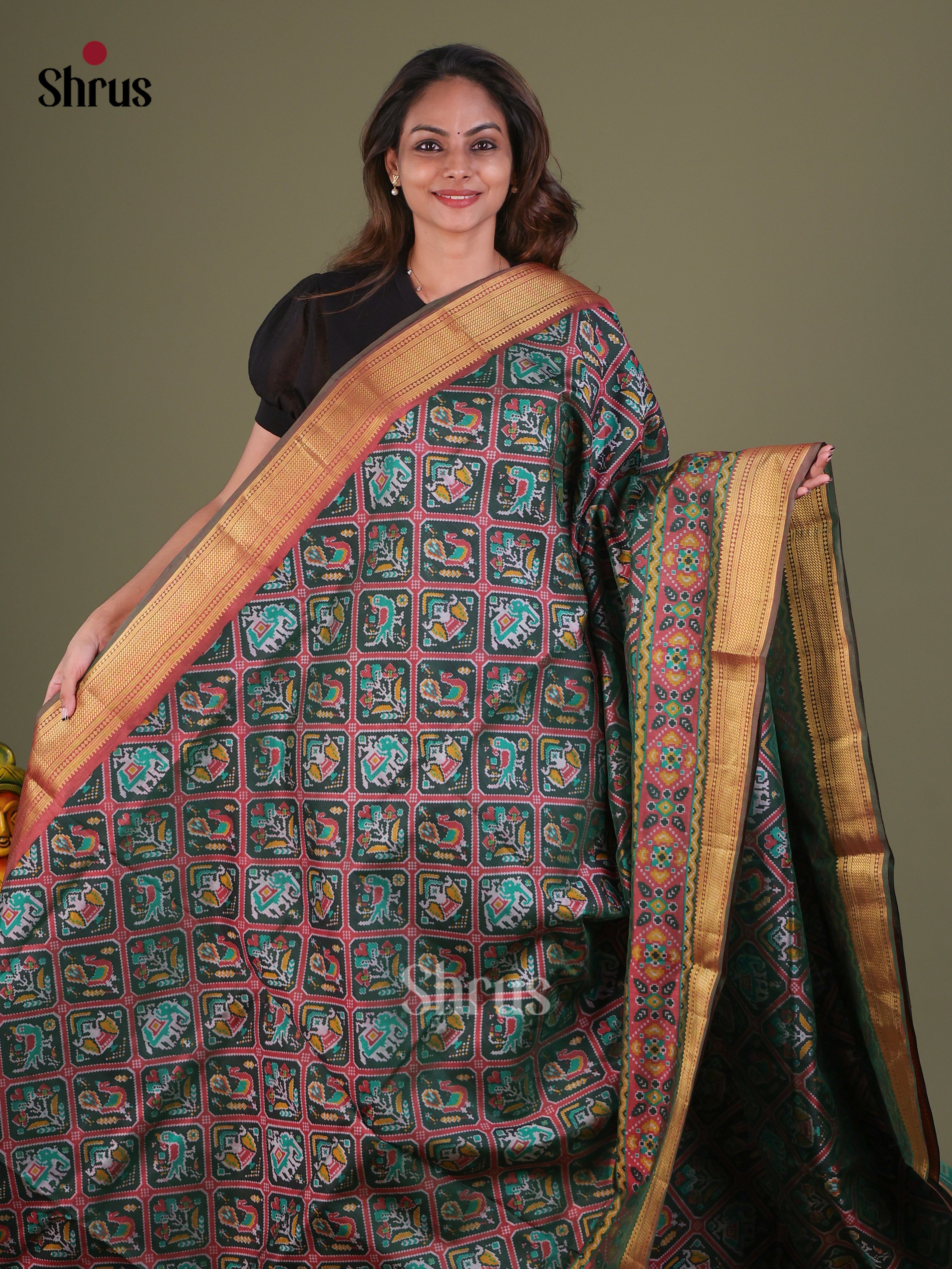 Semi Patola Saree - EFS15091