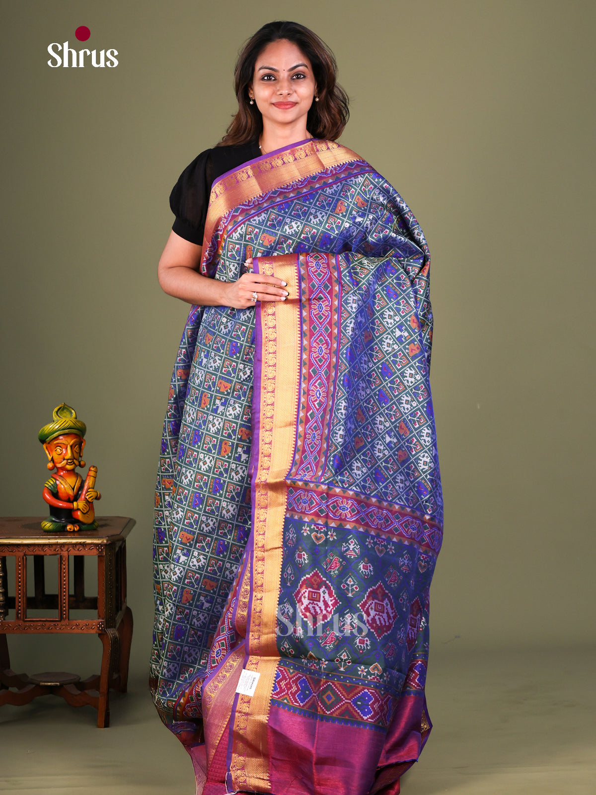 Semi Patola Saree - EFS15117