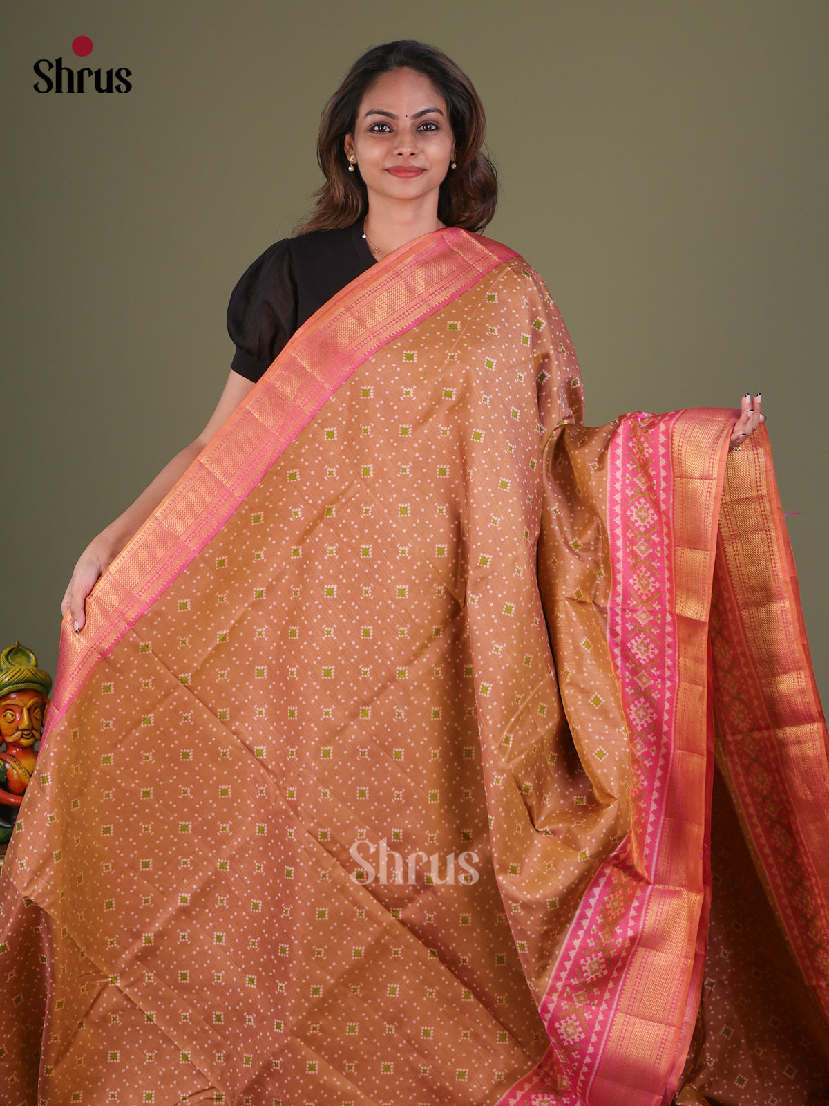 Semi Patola Saree - EFS15150 - Shop on Shrus.com