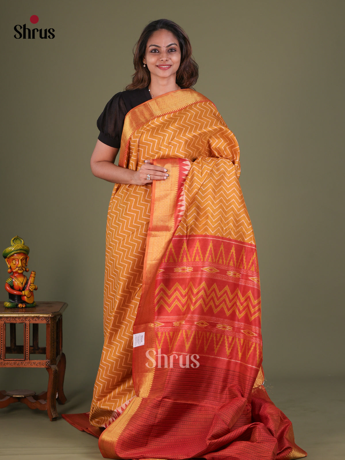 Semi Patola Saree - EFS15155 - Shop on Shrus.com