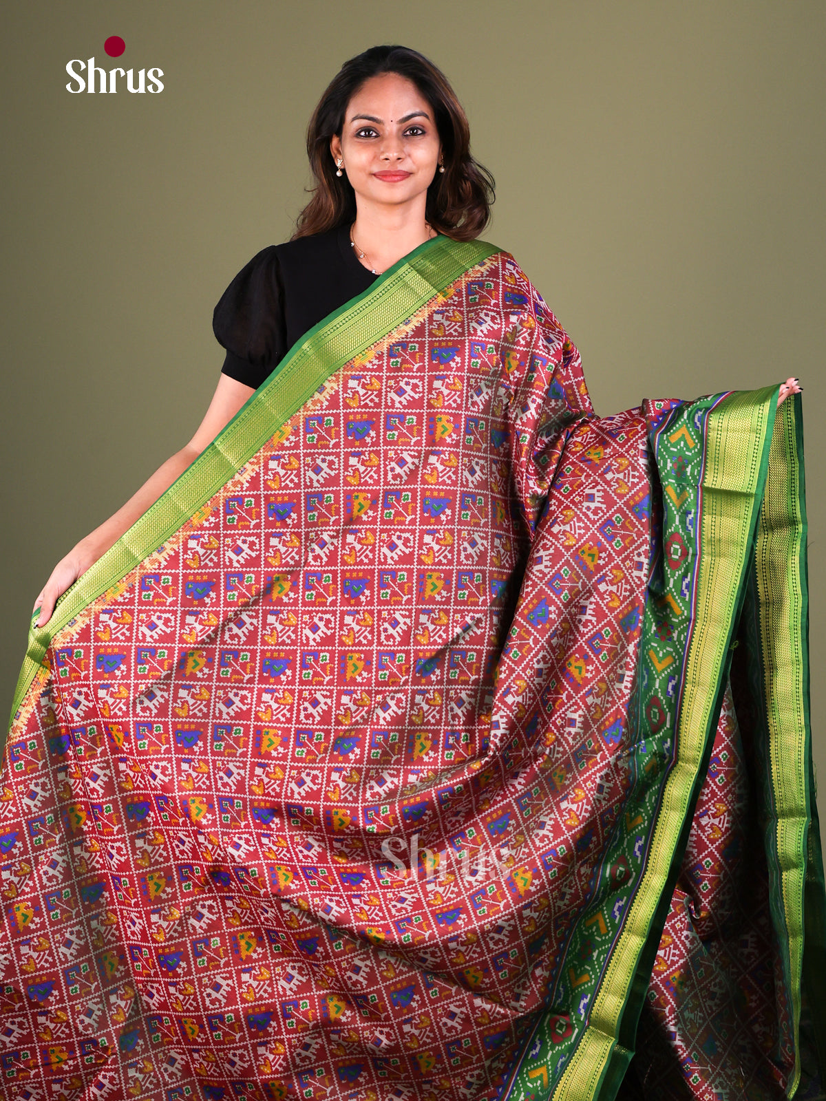 Semi Patola Saree - EFS15157