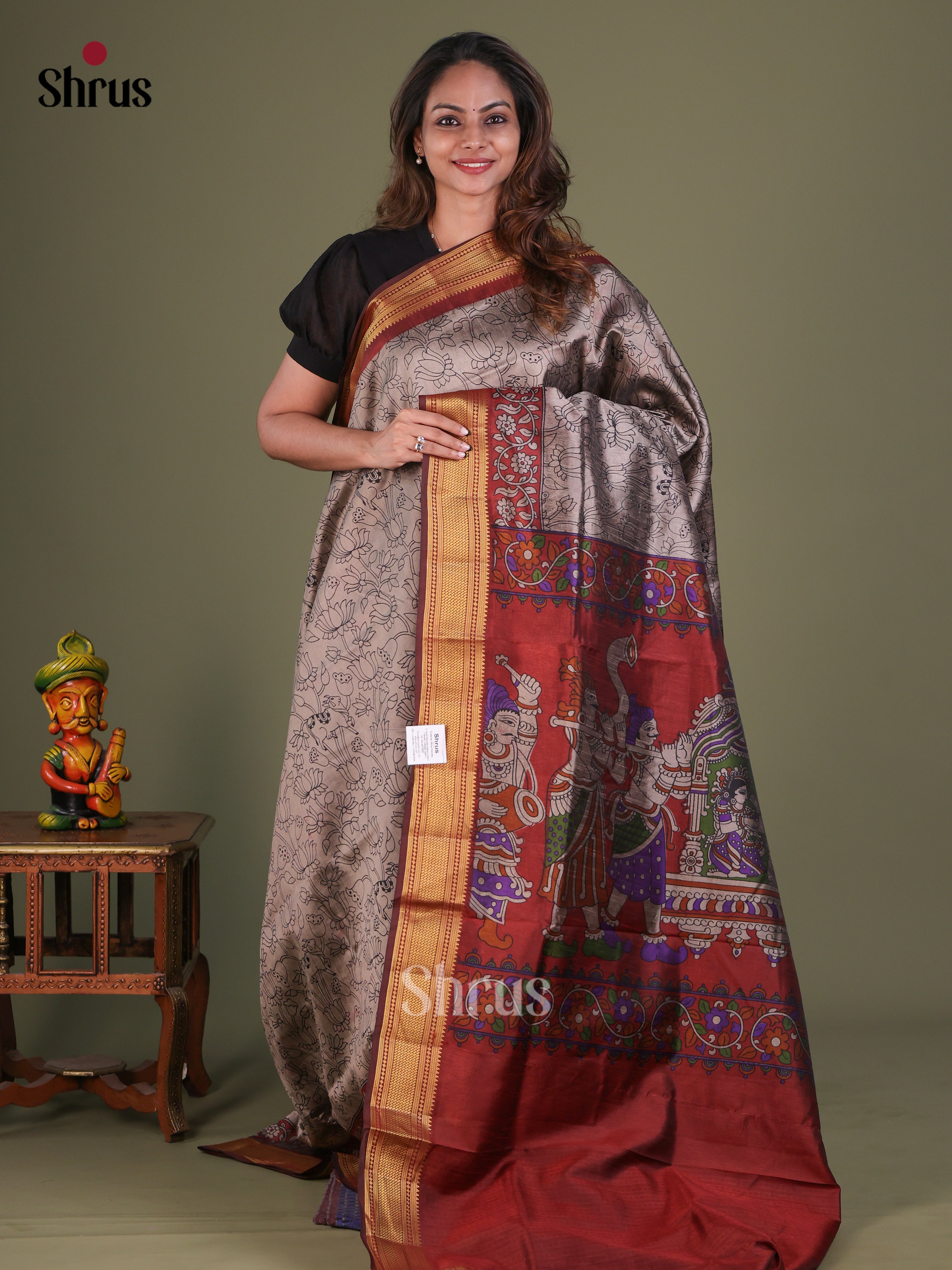 Semi Patola Saree - EFS15160