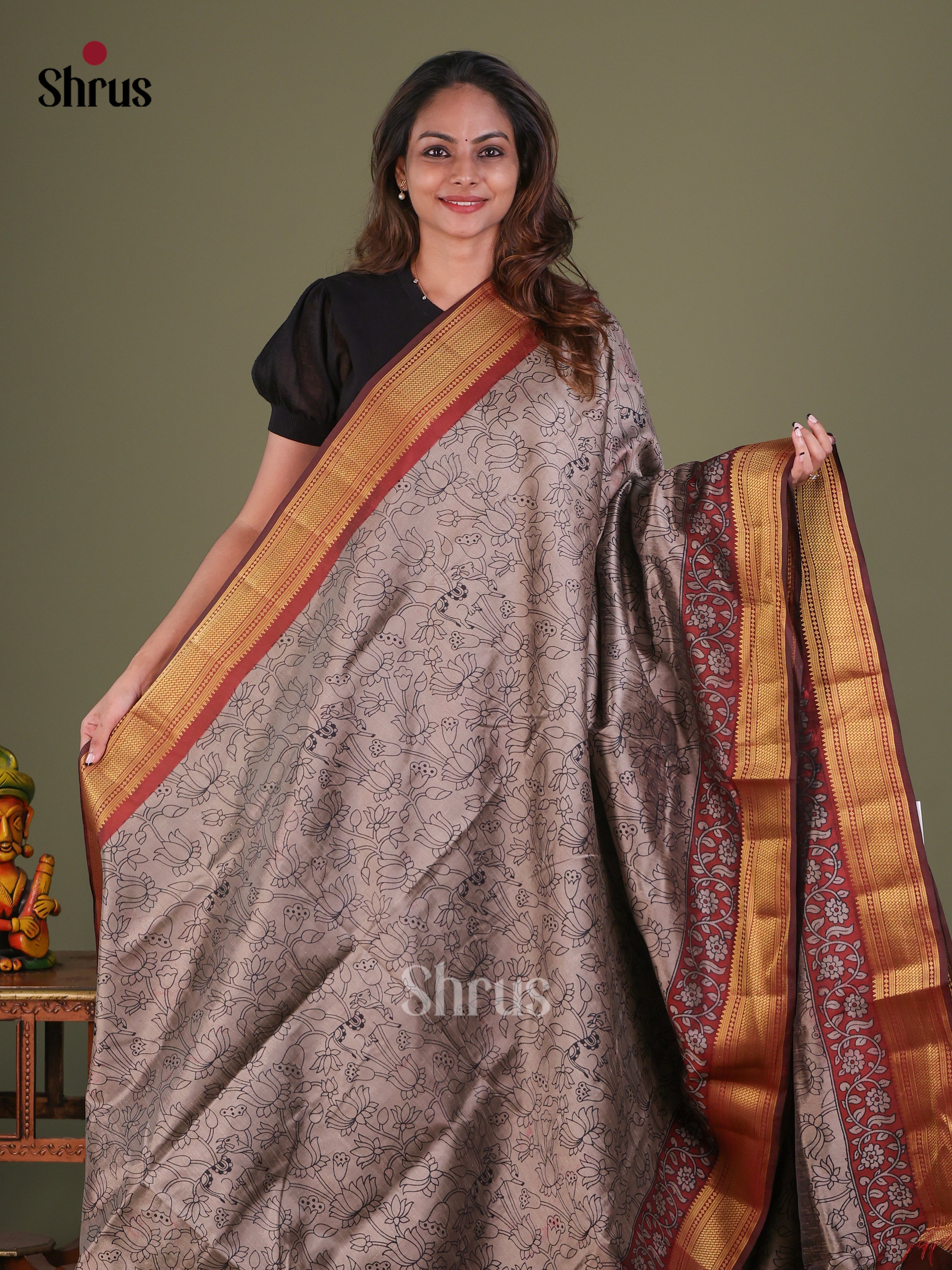 Semi Patola Saree - EFS15160